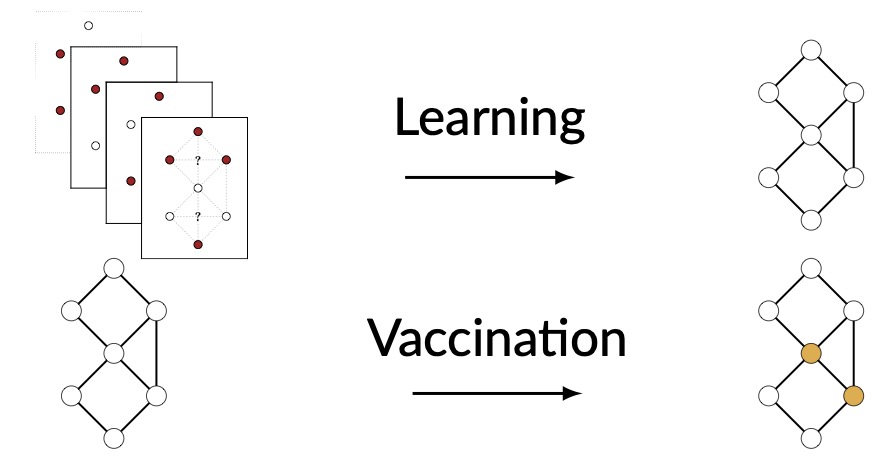 Illustration of Learn to Vaccinate paper